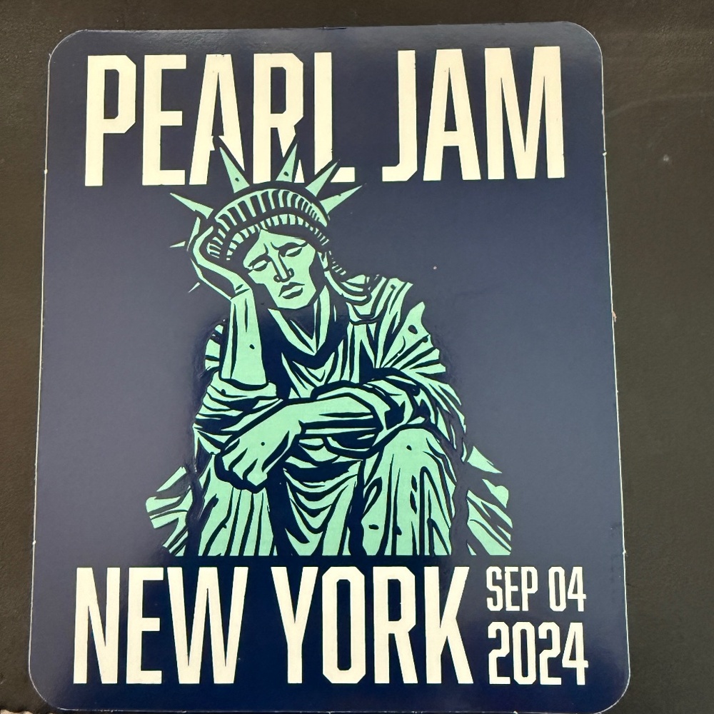 Pearl Jam's Dark Matter 2024 Tour - NEW YORK (Brand New)